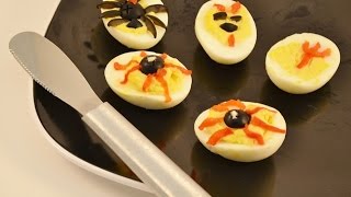 How to Make Devilish Deviled Eggs  RadaCutlerycom [upl. by Ennovy491]