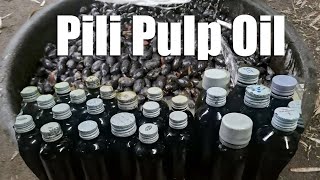 Pili Pulp Oil Making [upl. by Icart865]