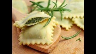 Homemade ravioli with spinach and ricotta  italian style HD [upl. by Atolrac]