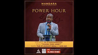 Mandara SDA Church  Ps R Mazhawidza  Title Tichiri tese here  Tue 27 Aug  630am [upl. by Nolte]