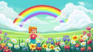 Bunter Regenbogen  Lichterkinder Cartoons  Kinderlied  Sommerlied [upl. by Sirred]