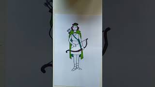 How To Draw Greek Gods Easy  Greek Goddess Artemis Step By Step Drawing  Easy drawing idea shorts [upl. by Oludoet]