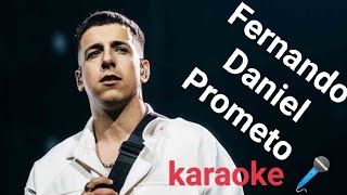 Fernando Daniel  Prometo  Playback Musical com Letra Karaoke [upl. by Kaufmann]