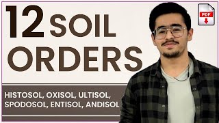 12 Soil Orders Part 2  HISTOSOL OXISOL SPODOSOL ENTISOL ANDISOL soilscience icarjrf soil [upl. by Einram575]