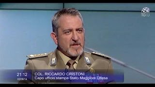 Il colonnello Riccardo Cristoni ospite di TGtgTelegiornali a confronto [upl. by Charmaine]