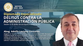 9NA SESIÓN  DIPLOMADO ESPECIALIZADO EN DELITOS CONTRA LA ADMINISTRACIÓN PÚBLICA [upl. by Issej599]