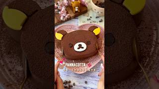 Panna cotta de chocolate 💖 recetasfaciles recetas kawaii [upl. by Ploch]