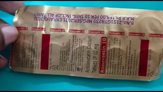 Rosuvastin 10 mg uses in hindi  rosuvastin 10 tablet for high blood pressure  rosuvastin price [upl. by Crim]