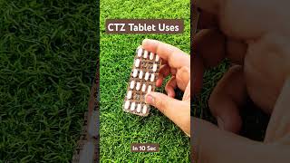 CTZ 10 mg tablet Uses Best Anti Allergy Tablet Drug ctz medical medicine medicineinformation [upl. by Hahseram]