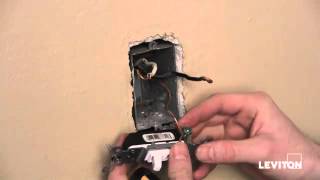 Leviton Light Switch Installation [upl. by Schonthal567]