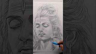 Lord Shiva drawing  outline step by step guide trending drawing art  viraldrawingmaster3243 [upl. by Ylen]