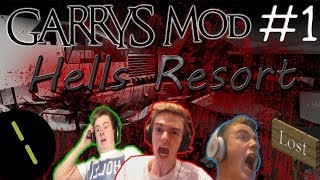 Garrys Mod Horror Map  Hells Resort  Part 1  Worst Jumpscare in History [upl. by Evander]