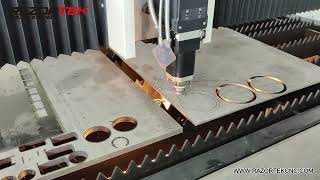 6000W cut stainless steel test video [upl. by Barboza441]