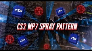 CS2 MP7 Spray Pattern  Learn How To Control MP7 Recoil [upl. by Nnyleuqaj]