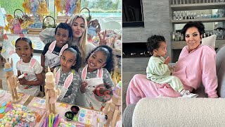 Inside The Kardashian Jenner Family’s 2024 Easter Celebration with Kids [upl. by Ninazan]