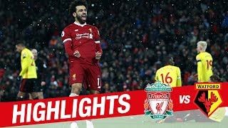 Highlights Liverpool v Watford  Sensational Salah scores four at Anfield [upl. by Wainwright348]