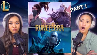 FIRST TIME REACTING to All the Tales of Runeterra PART 1  Reaction amp Review [upl. by Bellaude]