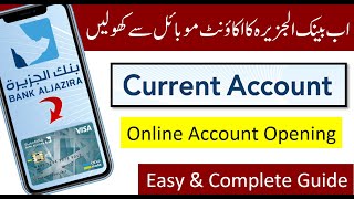 Aljazira Bank Account Opening From Mobile Phone  Bank Aljazira Online Account Opening  Fawri [upl. by Eixor]