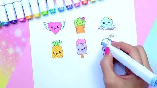 Cómo Hacer Pegatinas o Stickers Fácil  DIY Stickers Kawaii [upl. by Elisha874]