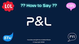 How to Pronounce 📉 PampL CORRECTLY in English  How to Say the Acronym PampL  Pronunciation Planet [upl. by Ameerahs82]