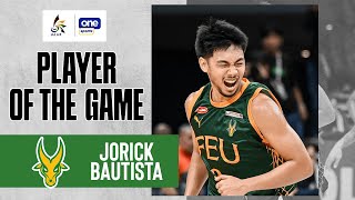 Jorick Bautista DROPS 17 points for FEU vs NU  UAAP SEASON 87 MEN’S BASKETBALL ROUND 2  HIGHLIGHTS [upl. by Ecinhoj112]