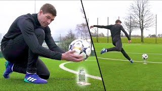 STEVEN GERRARD amp F2 AMAZING SHOOTING SESSION WATERBOTTLE EDITION [upl. by Jankey525]