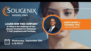 RedChip Investor Group Call with Soligenix NASDAQ SNGX [upl. by Eisele]