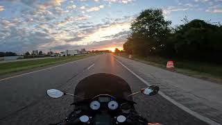 ZX14 Cruise into sunset without music [upl. by Anirb]