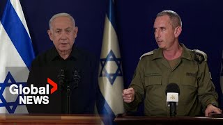 Netanyahu vows to “destroy the enemyquot as Israeli offensive in Gaza intensifies [upl. by Gingras]