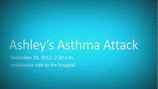 Ashley Having Another Asthma Attack  Ambulance Ride to the ER [upl. by Anafetse819]