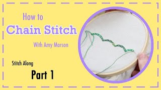 How To Chain Stitch [upl. by Holtorf]