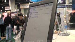 Hanvon Color eInk eReader exclusive at CES [upl. by Cida906]