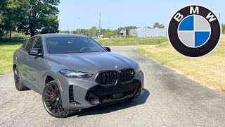 2025 BMW X6 M60i xDrive POV Start Up Test Drive Walkaround and Review [upl. by Ardrey478]