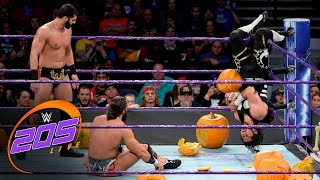 Ali vs Daivari vs Nese vs Metalik  Fright Night Fatal 4Way Match WWE 205 Live Oct 31 2017 [upl. by Ecinert]