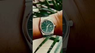 Tissot PRX Powermatic 80 in Green Dial An absolute stunner watch watches tissot tissotprx [upl. by Anaira]