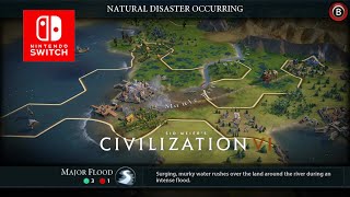 Civilization VI Deity On Switch  Amanitore  Part 4  Perfect Time For Floods Switch [upl. by Imoyn]