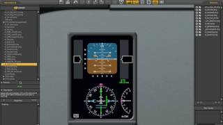 PlaneMaker Tutorial 9 Assembling Cockpit Instrument Panel [upl. by Royal]