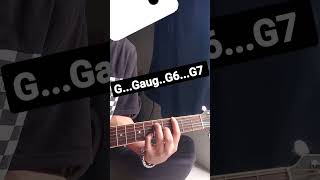 chord G progress guitarlesson tutorialchordgitar chords shorts [upl. by Orella864]