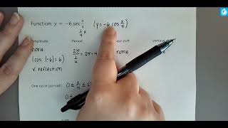 Graphing a Cosecant or Secant Function in ALEKS [upl. by Adniram]