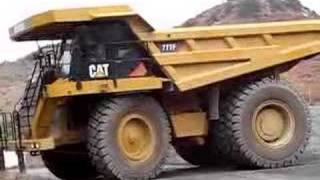 Caterpillar 777F dumptruck  a reallife Tonka toy [upl. by Hazmah205]