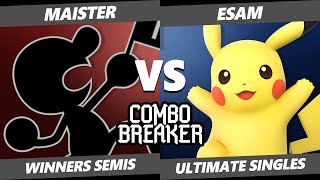 CB 2019 SSBU  SV KJS  Maister Game amp Watch Vs PG  Esam Pikachu Smash Ultimate Tournament WS [upl. by Narud]