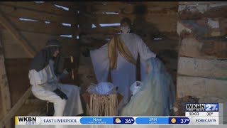 Bazetta church presents live nativity [upl. by Nonarb]