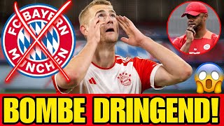 🚨ENDLICH HAT BAYERN DEN ERSATZ FÜR DE LIGT GEFUNDEN AKTUELLE NACHRICHTEN VOM FC BAYERN MÜNCHEN [upl. by Acinnod]