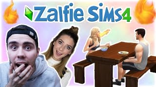 Fiery Date At The Flea Market  Zalfie Sims Edition 11 [upl. by Hanover]