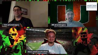 3 Live Canes on CanesInsight 619 Canes looking strong for a number of recruits [upl. by Ahsilaf]