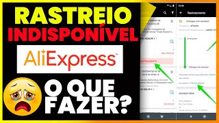 PROBLEMA COM O CÓDIGO DE RASTREIO DO ALIEXPRESS  O QUE FAZER  CÓDIGO RASTREIO INDISPONÍVEL [upl. by Svend]