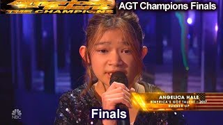 Angelica Hale sings Impossible AMAZING AGAIN  Americas Got Talent Champions Finals AGT [upl. by Adnoma893]