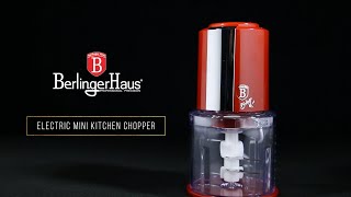 Berlinger Haus Metallic Line Burgundy Edition Mini Chopper Presentation BH9380 [upl. by Buonomo]