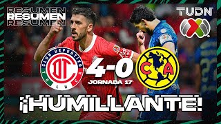 HIGHLIGHTS  Toluca 40 América  Liga Mx AP2024  J16  TUDN [upl. by Dev]