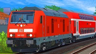 Train Simulator 2019  quotKlöthenbachquot im Sturm  Allgäubahn  BR 245  RE 3284 Kempten  Lindau [upl. by Erdnaek663]